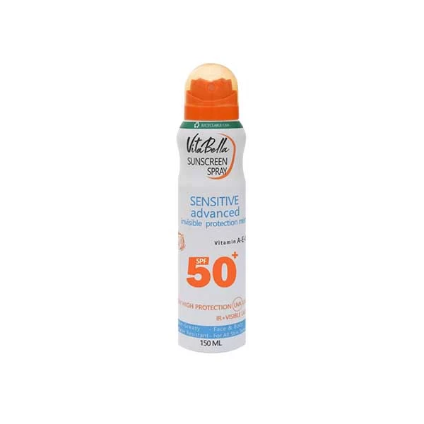 اسپری ضد افتاب spf50  برند ویتابلا وارداتی اصل و اورجینال