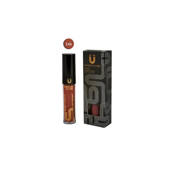 رژلب مایع استخری لاکچری کوین  حجم دهنده و بزرگ کننده لب تا 24 ساعت ماندگاری گیاهی6 میل--شماره 146 ساخت فرانسه اصل و اورجینال